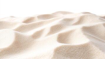 close up of white sand with simple and minimalistic texture photo