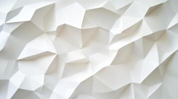 White geometric background with simple and minimalist design photo