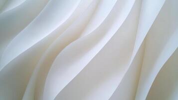 Smooth white abstract background with flowing curves and minimalist design photo