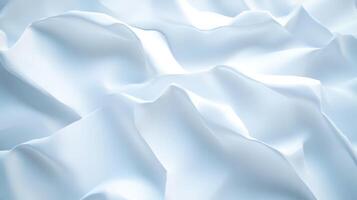 Smooth white 3D geometric background with minimalistic design photo