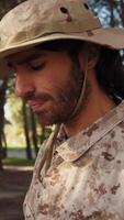 Military Instructor Spurns Student Soldiers For Bad Running Results In The Woods video