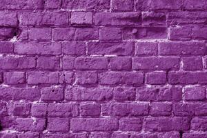 Pink brick building wall. Interior of a modern loft. Background for design and interview recording. photo