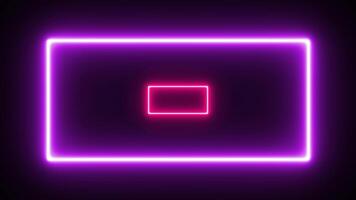 Neon Disco light with rectangle shape for music or element loopable abstract background for lofi music video