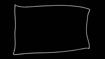 hand drawing minimalist abstract animation video