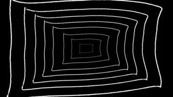hand drawing minimalist abstract animation video