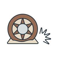 tire flat icons symbol elements for infographic web vector