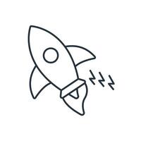 Campaign launch icons symbol elements for infographic web vector