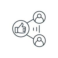 Social Media icons symbol elements for infographic web vector