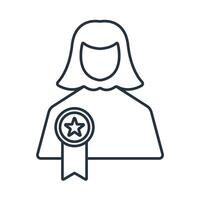 Ambassador icons symbol elements for infographic vector