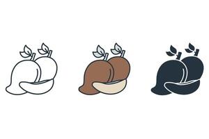 mango icons symbo elements for infographic web vector