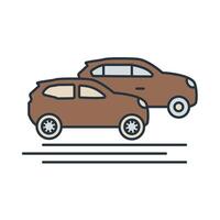 Car icons symbol elements for infographic web vector