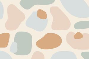 Abstract organic shapes pattern vector