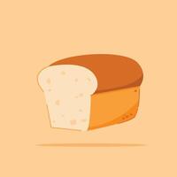 bread for breakfast. soft wheat bread, dry bread icon for posters and web icons vector