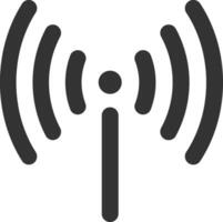 Wireless communication technology transmitting data via airwaves, creating seamless connectivity for various devices and platforms in a modern network vector
