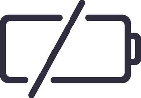 Simple illustration featuring an empty battery icon, symbolizing a critical power level and highlighting the urgent need for immediate charging to restore energy vector