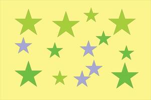 Repetitive Star Shape Background Design Illustration vector