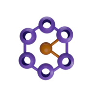 3D Neural Network Icon png