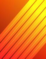 Orange gradient color lines background. Wallpaper design vector