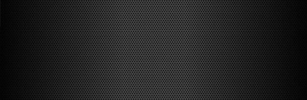 Dark chrome metal mesh holes with gradient background vector