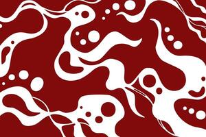 Abstract dark red and white pattern. Digital art design in modern graphic style. Dynamic background concept for design and print. vector