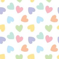 repeated seamless pattern design with aesthetic shapes vector