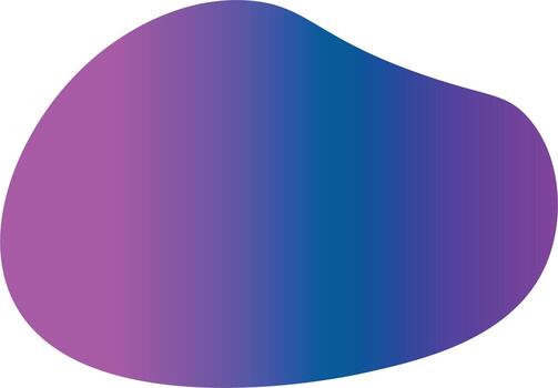 Blob-Shaped Gradient in Purple Tones vector