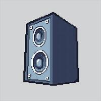Pixel art illustration Hip Hop Sound System. Pixelated Hip Hop Stereo. Hip Hop Sound System Stereo icon pixelated for the pixel art game and icon for website and game. old school retro. vector