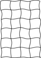 Hand-Drawn Grid Paper for Stationery and Design Graphics vector