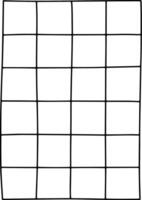 Minimalist Grid Paper Design Set for Stationery Art vector