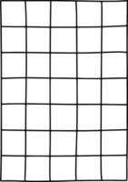 Hand-Drawn Grid Paper Elements for Design and Stationery Art vector