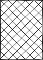 Minimal Grid Paper Icons for Creative Stationery Projects vector