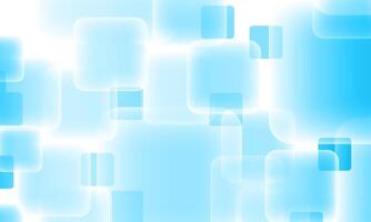 Geometric abstract pattern glass style. Abstract blue square texture. vector