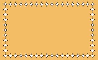 Background star frame unique retro design vector