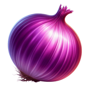 lila Zwiebel mit glänzend glatt Haut png