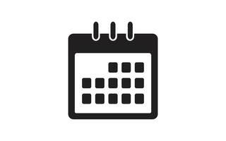Calendar date, Date notes business, office event icon template. This is a graphic representation of a calendar, perfect for use in websites, apps, or presentations. vector