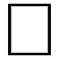 empty black frame for mockup vector