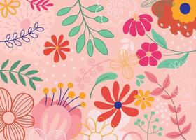 Flower Spring background with beautiful. Flower background for design. vector