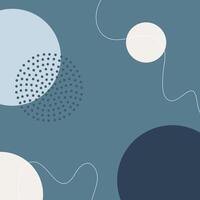Abstract background with wavy shapes and waves in pastel colors vector