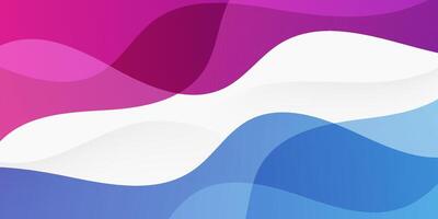 Abstract colorful blue and purple fluid gradient with wave background. Simple pattern for display product ad template wallpaper poster. vector