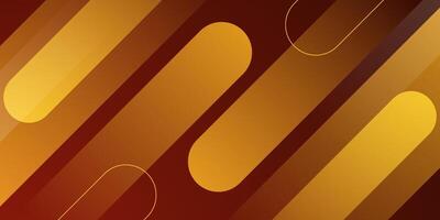Abstract dark orange 3D background gradient with dynamic shadow overlap pattern background. vector
