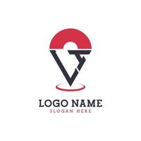 LI Location Icon Design. Modern LI Pinpoint Logo for Navigation, Map Apps, and Location Based Businesses vector