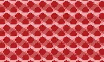 Red Hexagon Pattern Geometric Abstract Background, Red Hexagon Tiles Repeating Pattern, Red Hexagon Mosaic Textured Background, Red Hexagon Harmony vector