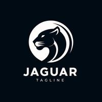 jaguar head logo design template illustration for brand business company vector