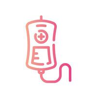 infuse Line Gradient Icon White Background vector