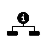 structurev Glyph Icon White Background vector