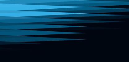 Abstract geometric blue patterns on dark background. vector