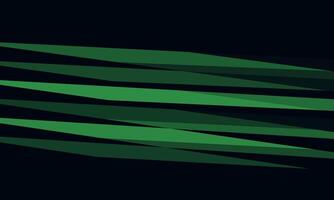 Abstract design with dark green geometric shapes. vector