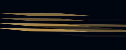 Geometric abstract pattern with dark blue and gold shapes. vector