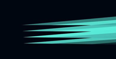 Teal geometric shapes, sharp, dark background. vector