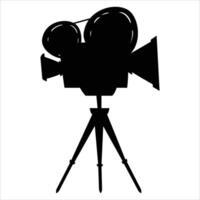 Movie Camera Icon for Film, Media, and Production Themes vector
